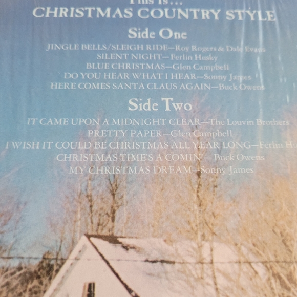 Christmas Country Style Vinyl LP - Various Artists Capitol Records - Picture 7 of 16
